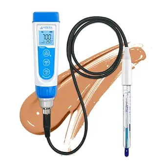 Apera Instruments PH60-VS Handheld pH Meter Tester Kit with LabSen 855 ATC pH Electrode
