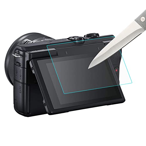 Mr.shield [3-Pack] Screen Protector For Canon Eos M200 Camera [Tempered Glass] [Japan Glass With 9H Hardness] Screen Protector With Lifetime Replacement #TOP3