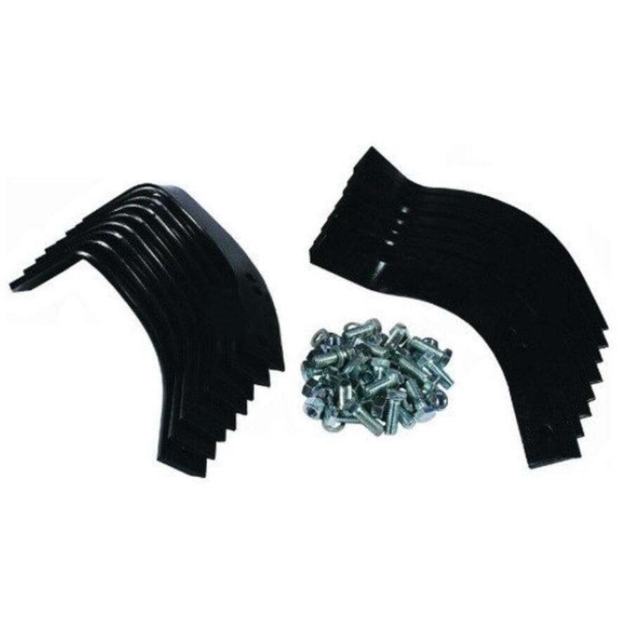 Jeu de dents de motoculteur avec matériel de rechange pour Cub Cadet MTD 1901118A/1901118