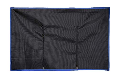 Image of Plastic - 55 inch TV Dust & Scratch Proof Cover With Trasnparent HD Quality with Stylish Curtain Padda
