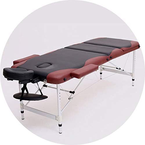 YCDJCS Massageliegen Massageliegen Faltbare Schönheit Tattoo Bed Professionelle Leichte Massage-Bett Physikalische Behandlung Bett Schönheitssalon (Color : A, Size : 185 * 70 * 62-82 cm) Cover