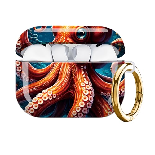 AirPod Pro 3�p�n�[�h�ی�P�[�X �ϏՌ��� ��v�ȃV�F�� �L�[�`�F�[���t�� �L���[�g�ŃX�^�C���b�V���ȃf�U�C�� (�N�₩�ȃ^�R�T���S��)