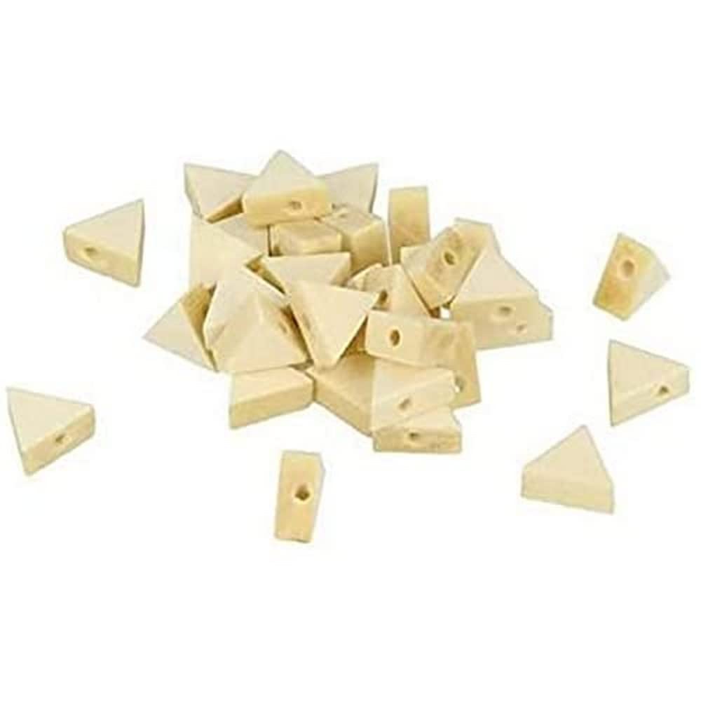 Artemio11 x 9.7 x 4.9 mm 35 Wooden Triangle Beads