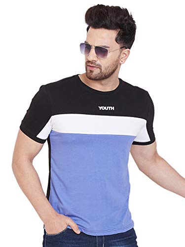 Image of GRITSTONES Printed Half Sleeve Round Neck T-Shirt for Men - GSHSPNT2512 P