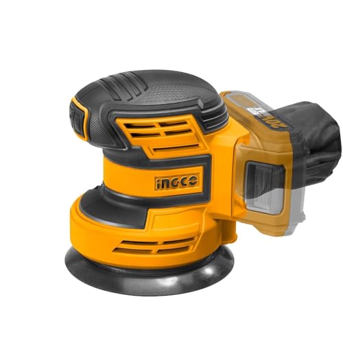 Ingco Crosli2001 Levigatrice Rotorbitale 20 V A Batteria Al Litio - Batteria E Carica Batteria Non Inclusi