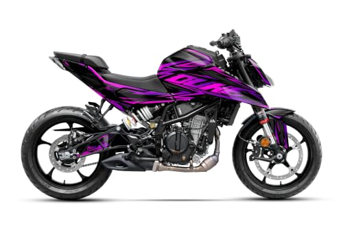 Arider Kit Déco pour KTM Duke 125 2017-2023 | Set Autocollants Moto | Protection UV Peinture et Carénage | Technologie Canal d'air | Facile à Poser