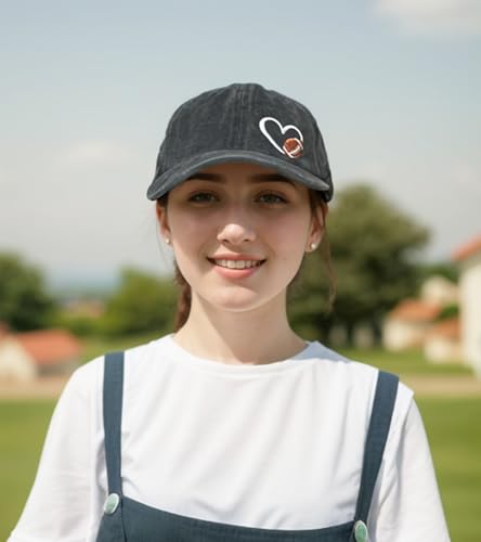 Gorra baseball bordada corazón ajustable con caja miniatura 4