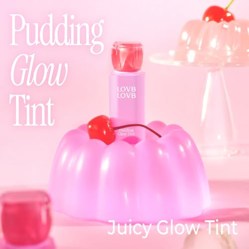Image of LOVB LOVB Pudding Glow Korean Lip Tint | Natural Lip Stain | Gloss to Stain | Long-Lasting & Non-Sticky | Lightweight Lip Tint | 0.14 oz. (04 SUNSET BEIGE)
