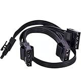 lilila-ree 5 Pin to 3X 4-Pin Molex IDE Power Adapter Cable for Cooler Master V Series Semi-Modular PSU – Compatible with V550, V650, V750, V850, V1000, V1200 – 18AWG 50cm+15cm+15cm
