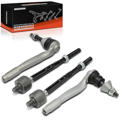 Frankberg 4x Tie Rod End Track Rod End Front Axle Compatible with C-Class W205 E-Class W213 CLS C257 C-Class Cabriolet A205 E-Class T-Model S213 C-Class Coupe C205 Replace# 2054600805