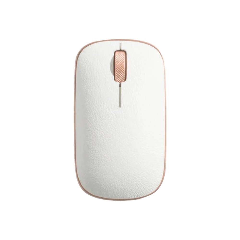 Azio Retro Classic Bluetooth Mouse Posh - Wireless Genuine Leather Topped with Pixart Precision Tracker