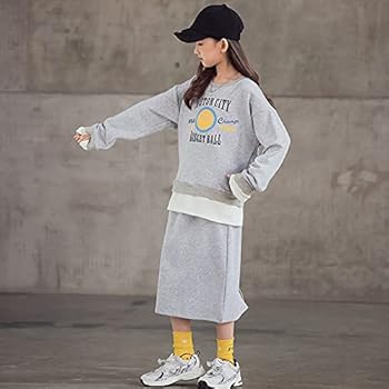 Amazon | [ロングペン] 女の子 長袖ワンピース チュールスカート