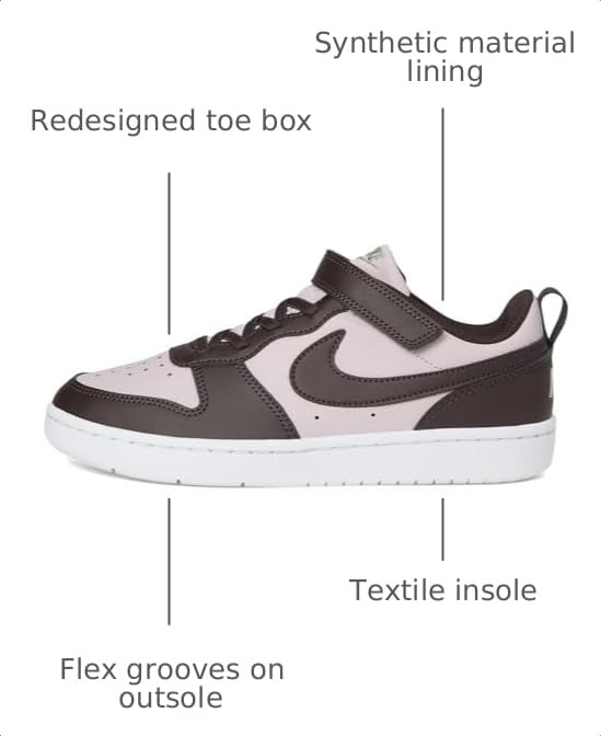 Image of Nike Unisex-Child Court Borough Low Recraft (Little Kid)