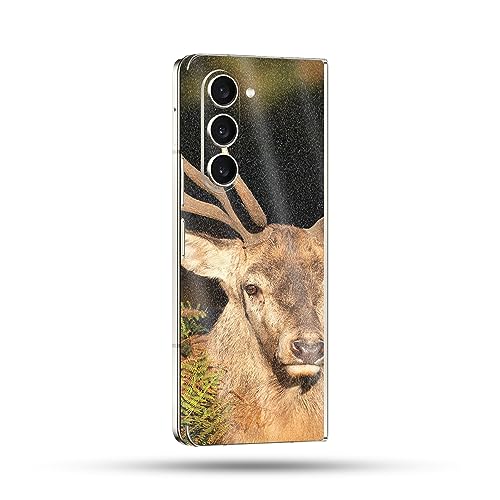 Image of MightySkins Glossy Glitter Skin Compatible with Samsung Galaxy Z Fold 5 Full Wrap - Morning Buck | Protective, Durable High-Gloss Glitter Finish | Easy to Apply & Change Styles | Made in The USA