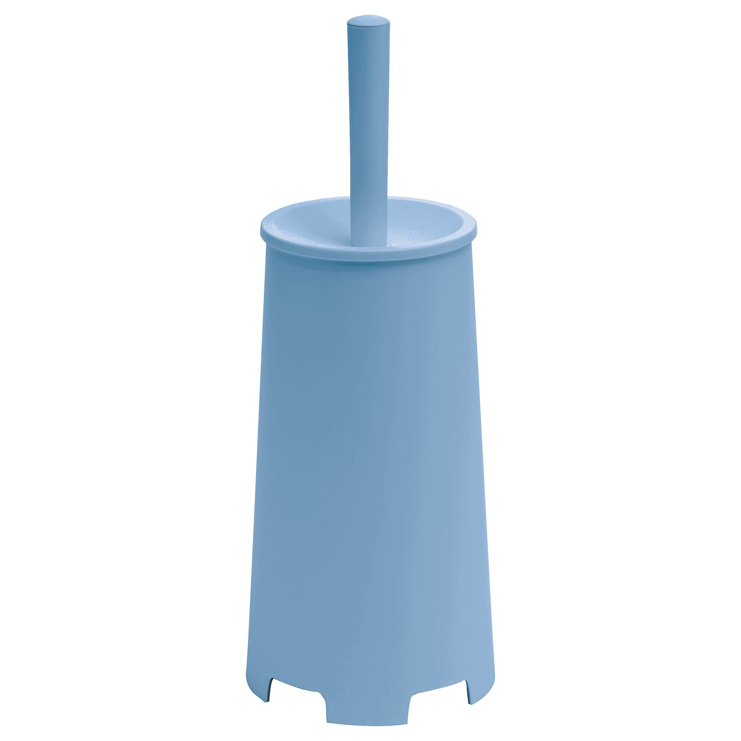GEDY G-Oscar Scopino WC da appoggio Colore Celeste, 35X13X13 CM Peso 0,396 kg, scopino Bagno con setole Realizzato con Resine termoplastiche, Anni di Garanzia 2, Design R&S Gedy