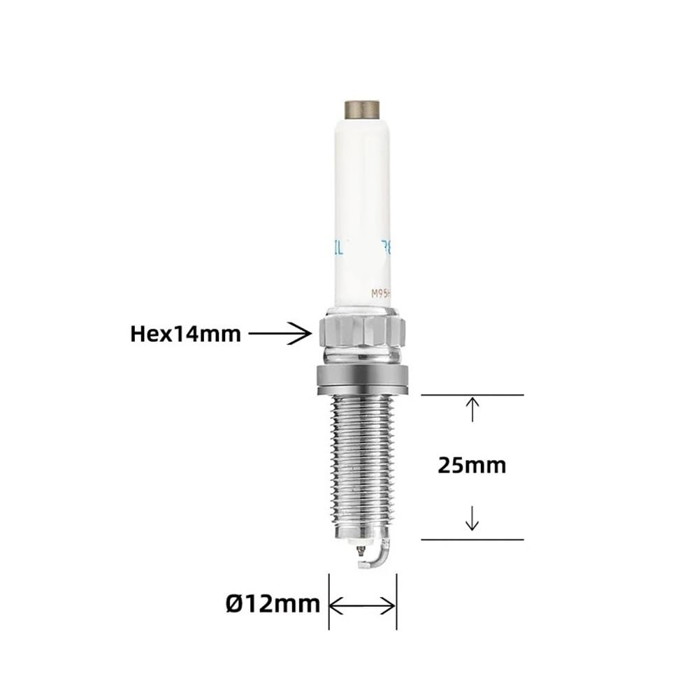 Candele di accensione Iridium Platinum ILNAR8B7G 91970 Adatte per Envision per Lols per Roewe I6RX5 OE 55490097