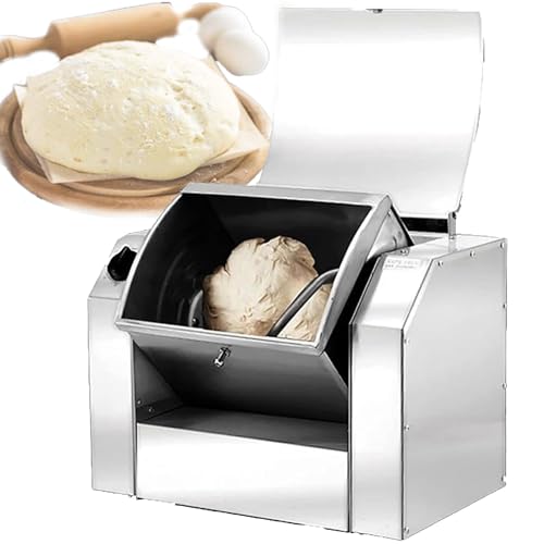 Impastatrice, macchina impastatrice automatica, impastatrice a spirale ad alta potenza da 1100 W/1500 W per una miscelazione efficiente della farina, ideale per panetteria e uso commerciale.