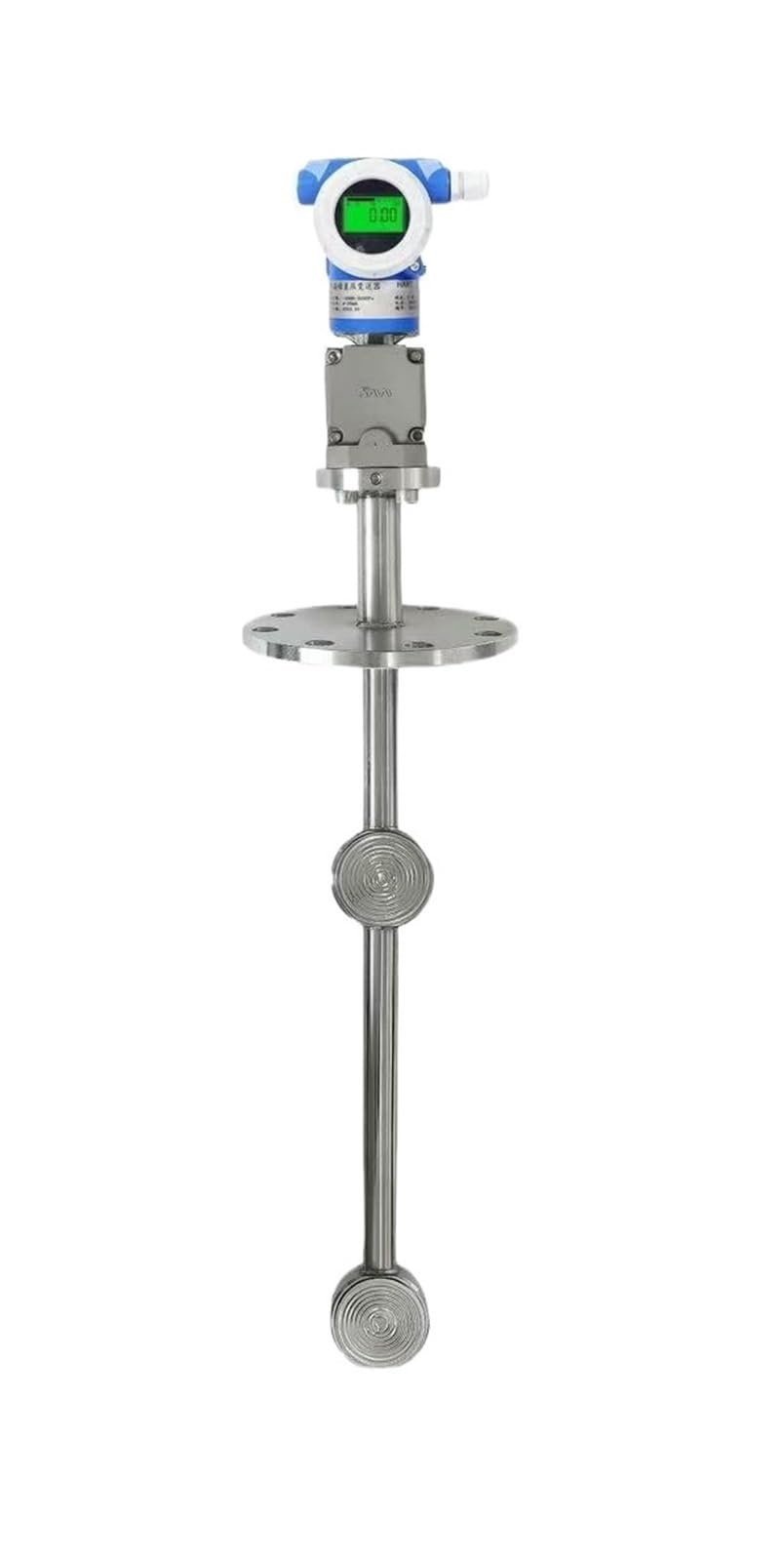 Medidor de densidad presión diferencial líquido, medidor concentración en línea for desulfuración y desnitrificación amoníaco, hidrómetro tubería montaje superior/lateral Alta precisión(Pipe-type)
