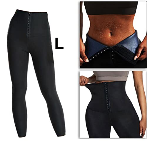 Newmind Calça legging feminina para sauna, treino, academia, casa, academia, ginástica, ginástica, q