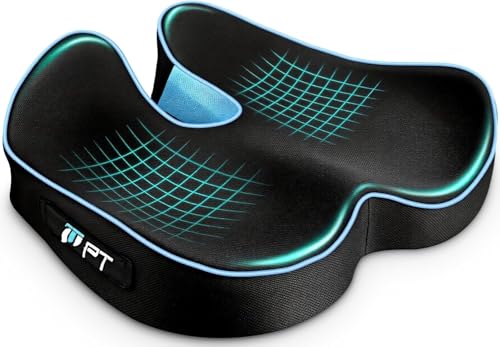 POOTACK Cojin Silla Oficina, Almohada En Forma De U, Cojín de Espuma Viscoelástica, Cojín Ergonómico de Gran Tamaño para Silla de Oficina, Sillas Gaming