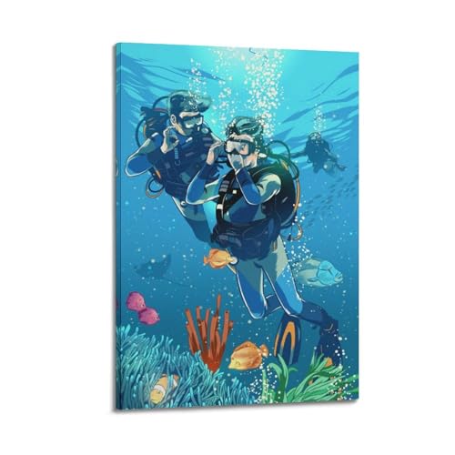 Deco esthetique 30 x 45 cm poster WIZIGM pour mur vide
