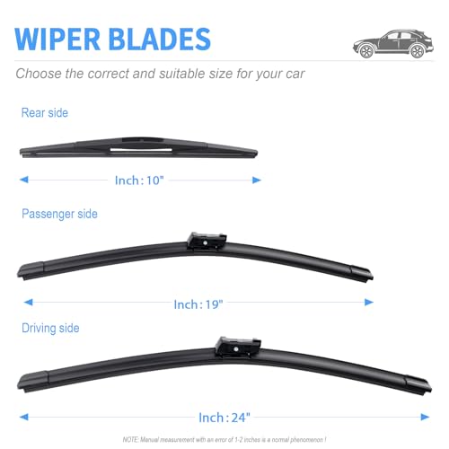 Image of Silicone Wiper Blades Replacement For Honda CR-V 2023-2025