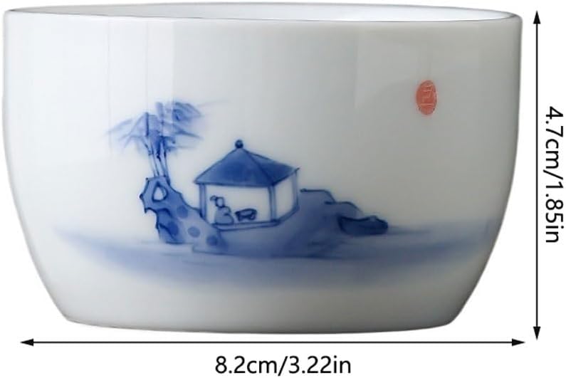 GSOUL Kungfu Tea cup Tea House Hand-painted Host Cup Personal Chinese Ceramic Afternoon Party Office Small Tea Cups