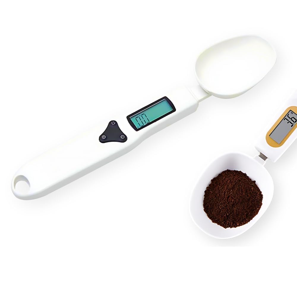 Drumstone 𝐄𝐯𝐞𝐫𝐲𝐝𝐚𝐲 𝐄𝐬𝐬𝐞𝐧𝐭𝐢𝐚𝐥𝐬, 𝟏𝟓 𝐘𝐞𝐚𝐫 𝐖𝐚𝐫𝐫𝐚𝐧𝐭𝐲, LCD Digital Spoon Scale, Portable Food Measuring Spoon, Multi Unit Kitchen Scale for Coffee, Baking Ingredients-image-41