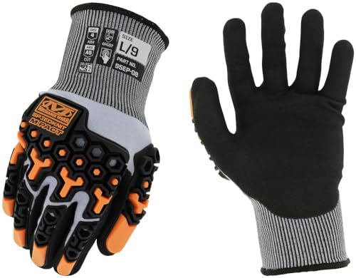Mechanix Wear SpeedKnit M-Pact S5EP08 Impact Work Gloves Black XX-Large