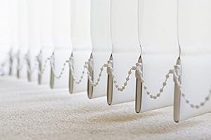 Jaloutec Lamellenvorhang Vertikal Silber-Grau, 150 x 250 cm