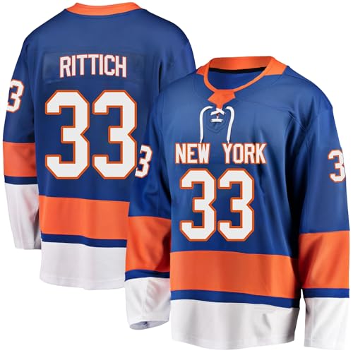 David RITTICH Jersey Mens/Women/Youth Stitched for Sports Fan Blue No Brand/Logos