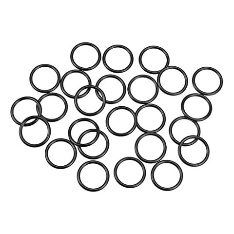 sourcing map Nitrile Rubber O-Rings for Automotive Cover