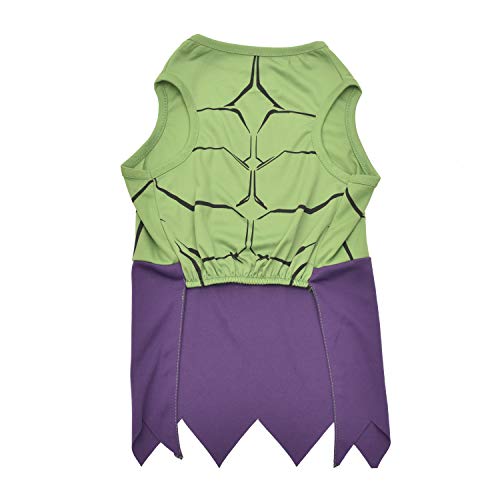 Marvel Comics For Pets Hulk Costume For Dogs, Small | Halloween Costume For All Large Dogs | Cute, Soft And Comfortable Dog Clothes | Officially Licensed Dog Apparel From Marvel Comics For Pets #TOP3