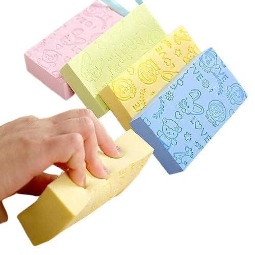 Ultra Soft Exfoliating Sponge for Face & Body | Reusable Dead Skin Remover Sponge | Gentle Face Scrubber for Women & Men | Suitable for Daily Cleansing, Bath & Shower Care-image-32