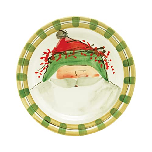 Vietri Old St. Nick Holiday Collection Italian Dinnerware Sets (Dinner Plates, Set Of 4) #TOP2