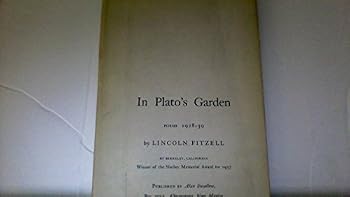 Hardcover In Plato's Garden : Poems 1928 - 39 [Unknown] Book