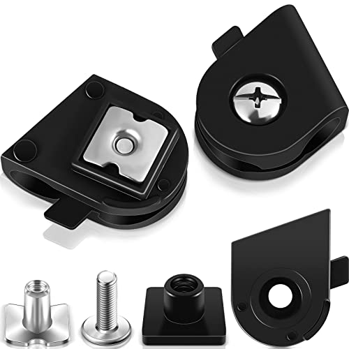 Dunzy 2 Sets Football Visor Clips Football Helmet Visor Quick Clips Hardware Kits for Sport Helmet...