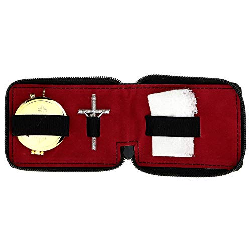 Holyart PYX Burse in Calfskin with PYX, Cross and Towel