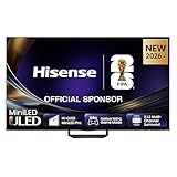 Hisense 55U7DS PRO Fernseher 55 Zoll, 4K UHD, Hi-QLED Mini LED Pro, Smart TV, 165Hz, Hi-View AI Engine Pro, IMAX Enhanced, AI RGB Lichtsensor, Dolby Vision.Atmos, Unibody Slim, FreeSync Premium [2026]