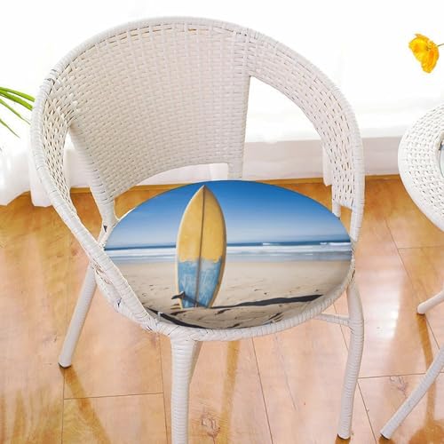 Cojín redondo para asiento premium estilo surf de 15.3" para hogar 7