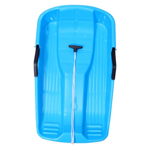 ibasenice Slittino Neve Resistente Adulti e Neve Facile Trasportare con Maniglia Sled per Divertimento All