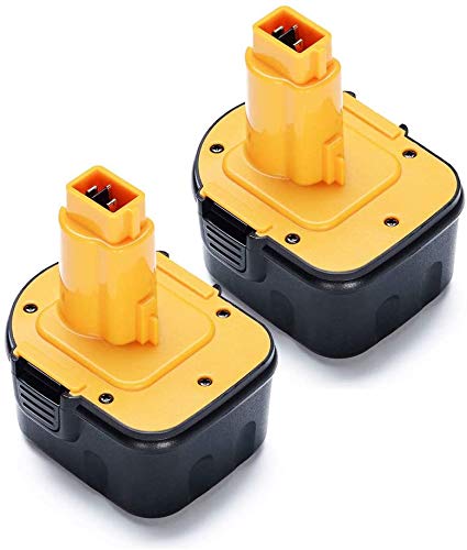 VANON 2Stück DE9071 Akku 12V 4AH NI-Mh Ersatzakku Akku für Dewalt DE9501 DE9074 DE9075 DC9071 DE9037 DE9072 DE9091 DW9071 DW9072 DW927 DC756 Cover