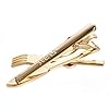 Yoursfs Funny Fork and Knief Tie Clips for Men Novelty 18K Gold Plated Tie Bar Culinary Utensils Cooking for Men #5