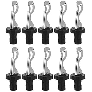 Fyearfly 10 stuks wijndop lekvrije wijndop set siliconen pers wijnflessluitingen lekvrij vacuüm verzegelde stekker bar…