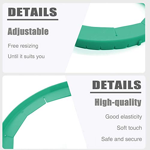 Silicone Pie Crust Shields,pie crust shield- Adjustable Pie Crust Protector Shield Kitchen Tool for Baking Pie Fit 8 Inch to 11 Inch Diameter Pies Protector Shield (4Pcs,Green)