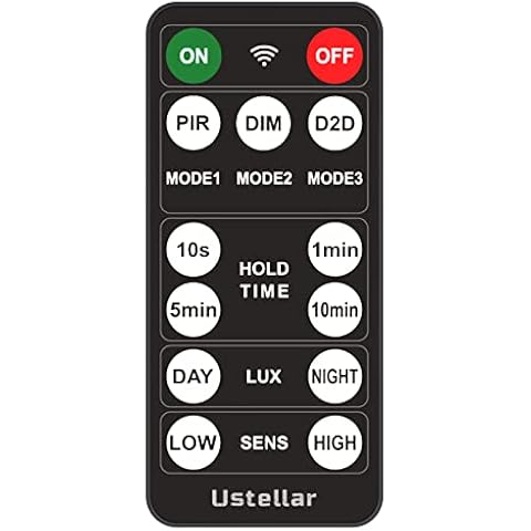 Remote for Ustellar 55W 100W Montion Sensor Flood Light Cover