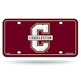 Rico Industries NCAA Charleston Cougars Metal Auto Tag 6" x 12" - Great for Truck/Car/SUV