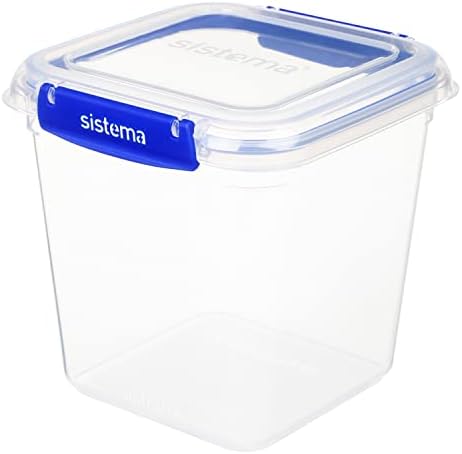Sistema Klip It Plus |2L Square Cookie Tub - Airtight Stackable Storage