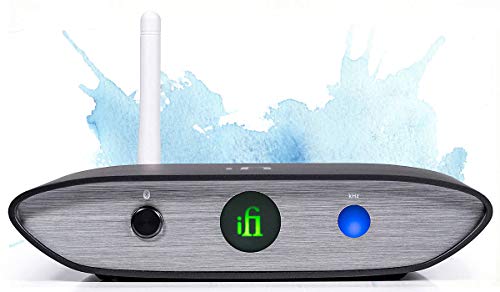 iFi ZEN Blue V2 - HiFi Bluetooth 5.0 Streamer Receiver Desktop DAC for Streaming Music to any powered speaker, A/V Receiver, Amplifier - Outputs - Optical/Coaxial/SPDIF/BRCA/4.4 Balanced (UK Version)