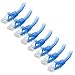 Cable Matters 8-Pack, Cat5E Snagless Ethernet Patch Cable in Blue 3 Feet